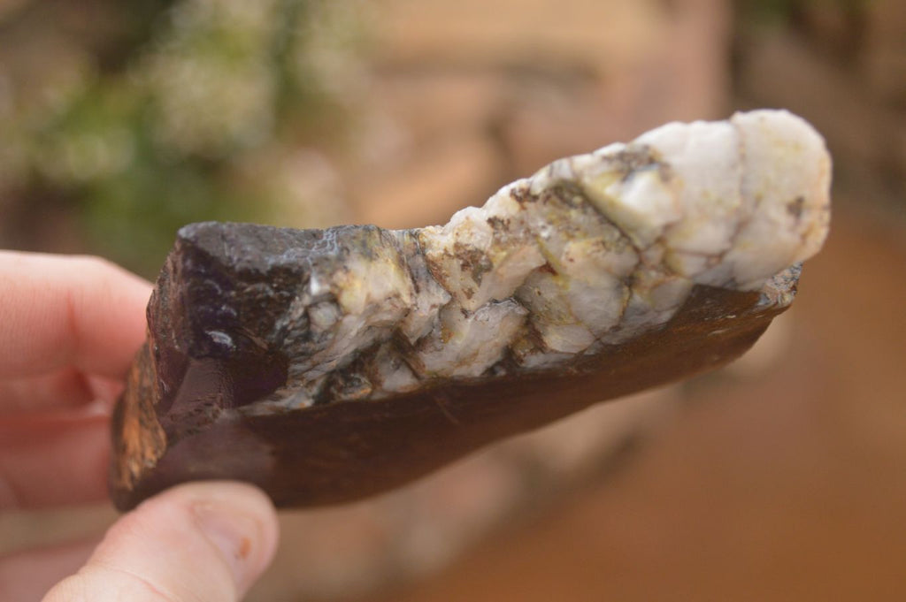 Polished  Metallic Purpurite Slices With Matte Finish x 6 From Erongo, Namibia - Toprock Gemstones and Minerals 