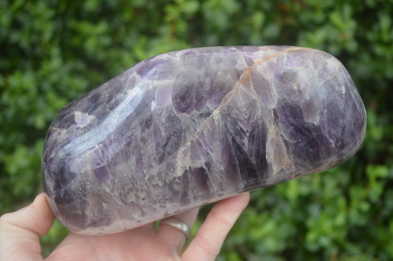 Polished Dream Amethyst Standing Free Form  x 1 From Madagascar - Toprock Gemstones and Minerals 