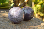Polished Purple Lepidolite Spheres  x 5 From Madagascar - TopRock
