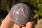 Polished Purple Lepidolite Spheres  x 5 From Madagascar - TopRock