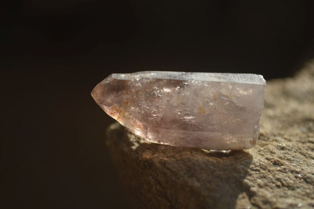 Natural Window Amethyst Crystals  x 12 From Chiredzi, Zimbabwe - Toprock Gemstones and Minerals 