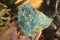 Natural Drusy Coated Chrysocolla Dolomite Specimens x 2 From Likasi, Congo - Toprock Gemstones and Minerals 
