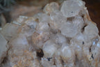 Natural Cascading White Phantom Smokey Quartz Cluster x 1 From Luena, Congo - Toprock Gemstones and Minerals 