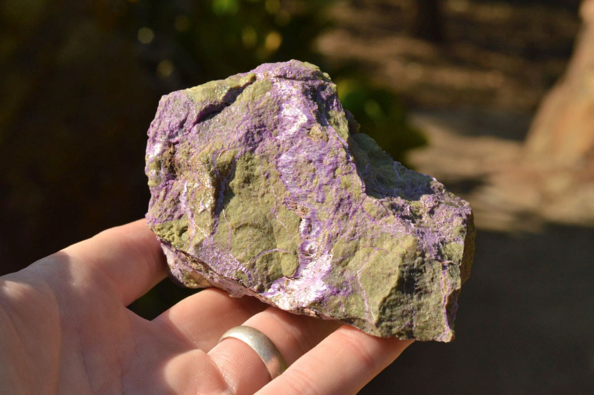 Natural Small Cobbed Selected Rough Stichtite Specimens  x 6 From Barberton, South Africa - TopRock