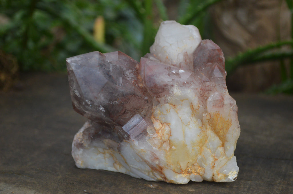 Natural Red Hematoid Quartz Specimens x 3 From Karoi, Zimbabwe - Toprock Gemstones and Minerals 