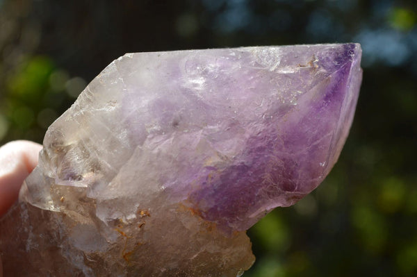 Natural Amethyst Window Quartz Crystals x 4 From Madagascar - TopRock