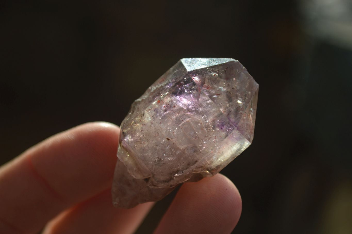 Natural Window Amethyst Crystals  x 12 From Chiredzi, Zimbabwe - Toprock Gemstones and Minerals 