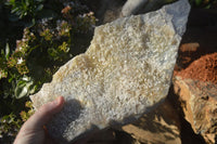 Natural Blue Lace Agate Geode Specimen x 1 From Nsanje, Malawi - Toprock Gemstones and Minerals 