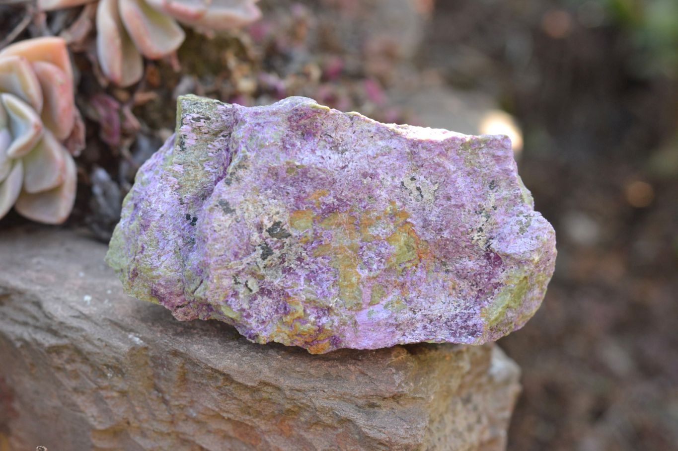 Natural Small Cobbed Selected Rough Stichtite Specimens  x 6 From Barberton, South Africa - TopRock