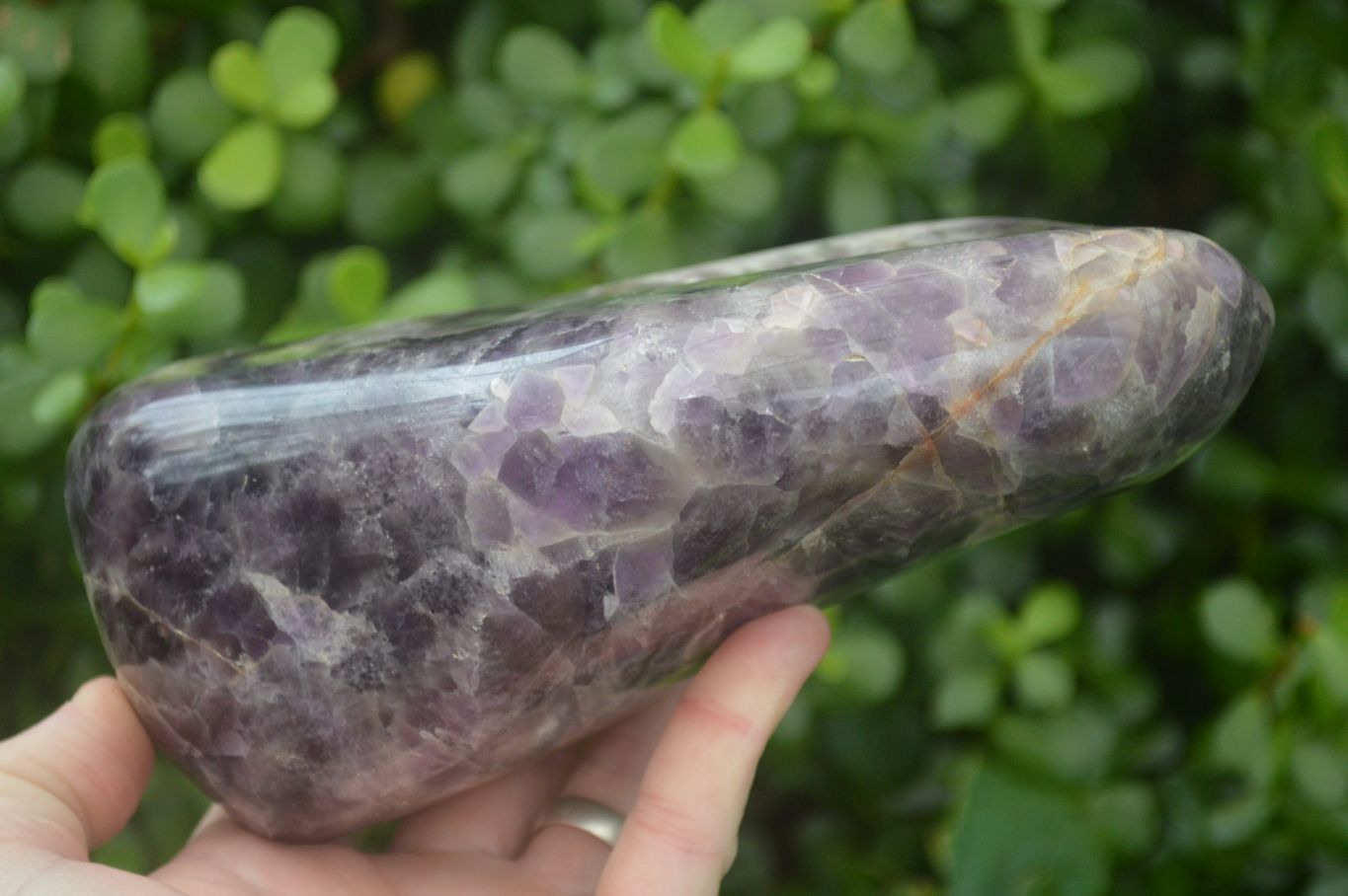 Polished Dream Amethyst Standing Free Form  x 1 From Madagascar - Toprock Gemstones and Minerals 