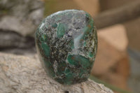 Polished Emerald In Matrix Standing Free Forms x 4 From Sandawana, Zimbabwe - TopRock