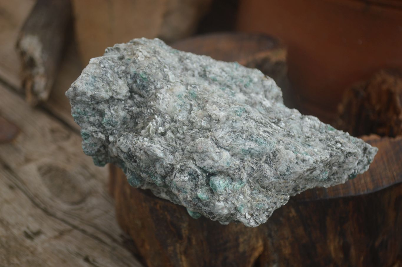 Natural Stone Sealed Emerald In Matrix Specimens  x 3 From Sandawana, Zimbabwe - TopRock