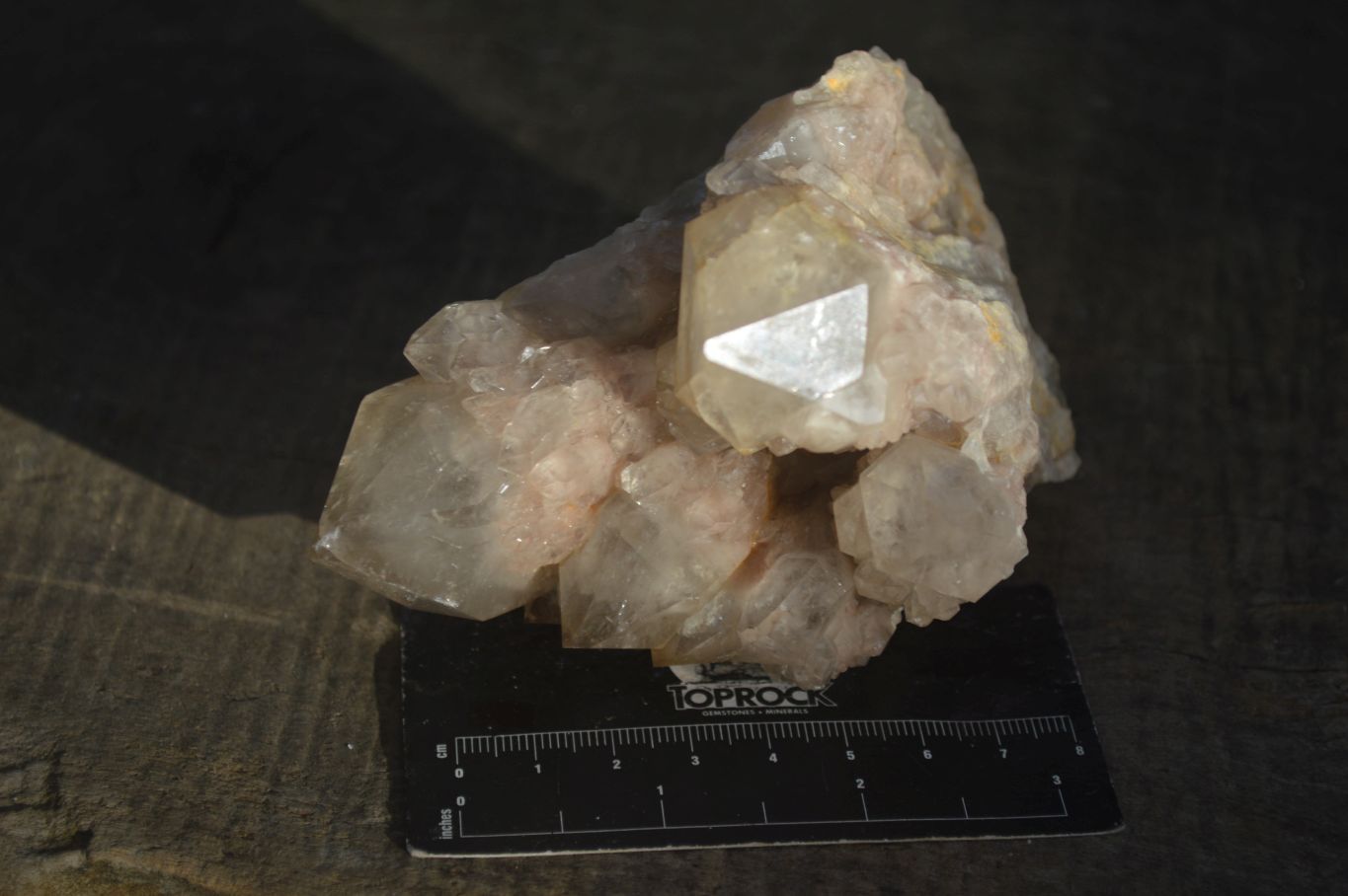 Natural Smokey Quartz Clusters x 3 From Luena, Congo - Toprock Gemstones and Minerals 