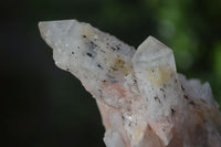 Natural Pink Candle Quartz Clusters  x 12 From Madagascar - Toprock Gemstones and Minerals 
