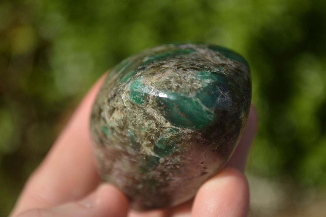 Polished Emerald In Matrix Standing Free Forms x 6 From Sandawana, Zimbabwe - TopRock