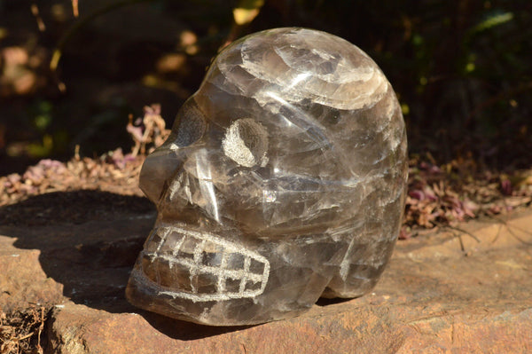 Polished Gorgeous Morion Smokey Quartz Skull  x 1 From Madagascar - TopRock
