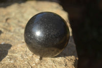 Polished Schorl Black Tourmaline Spheres x 4 From Madagascar - Toprock Gemstones and Minerals 