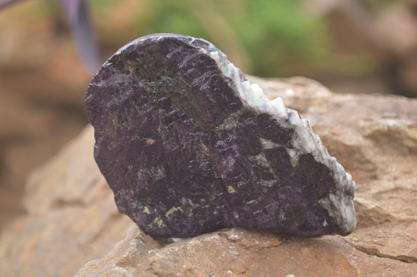 Polished  Metallic Purpurite Slices With Matte Finish x 6 From Erongo, Namibia - Toprock Gemstones and Minerals 