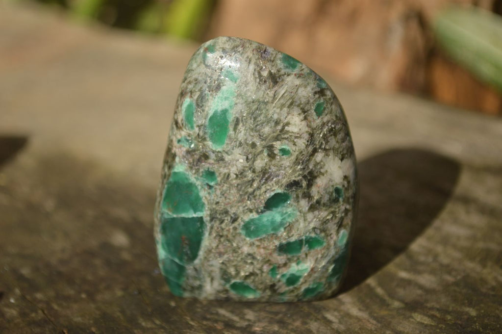 Polished Emerald In Matrix Standing Free Forms x 6 From Sandawana, Zimbabwe - TopRock