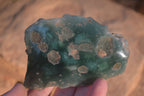 Polished On One Side Emerald Mtorolite Plates x 4 From Mutorashanga, Zimbabwe - Toprock Gemstones and Minerals 