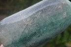 Polished Emerald Fuchsite Quartz Standing Free Form x 1 From Madagascar - Toprock Gemstones and Minerals 