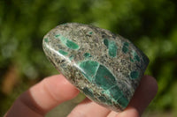 Polished Emerald In Matrix Standing Free Forms x 6 From Sandawana, Zimbabwe - TopRock