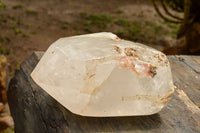 Polished Large Quartz Crystal With One Natural Side  x 1 From Madagascar - TopRock