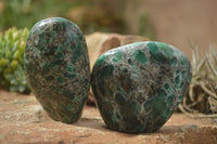 Polished Emerald In Matrix Standing Free Forms x 4 From Sandawana, Zimbabwe - TopRock