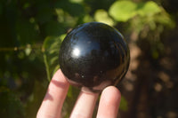 Polished Schorl Black Tourmaline Spheres x 4 From Madagascar - Toprock Gemstones and Minerals 