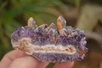 Natural Dark Amethyst Clusters (Stone Sealed) x 12 From Zambia - Toprock Gemstones and Minerals 