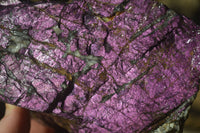 Natural Metallic Purpurite Cobbed Specimens x 2 From Erongo, Namibia - Toprock Gemstones and Minerals 