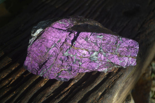 Natural Metallic Purpurite Cobbed Specimens x 2 From Erongo, Namibia - Toprock Gemstones and Minerals 