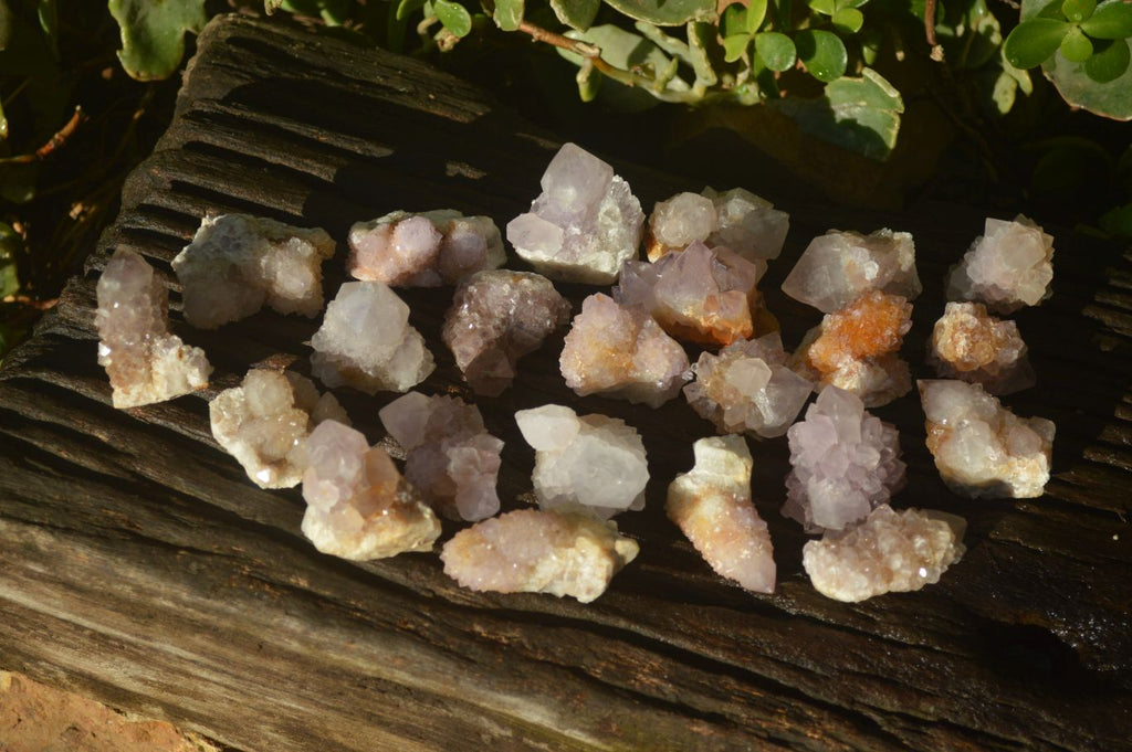 Natural Mixed Spirit Amethyst Quartz Crystals x 35 From Boekenhouthoek, South Africa - Toprock Gemstones and Minerals 
