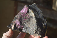 Natural Metallic Purpurite Cobbed Specimens x 2 From Erongo, Namibia - Toprock Gemstones and Minerals 
