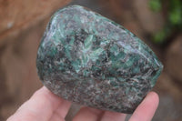 Polished Rare Emerald In Matrix Standing Free Forms  x 2 From Zimbabwe - Toprock Gemstones and Minerals 