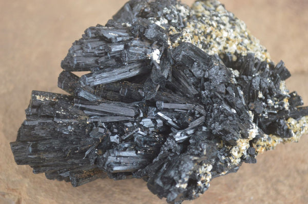 Natural Schorl Black Tourmaline Specimens  x 2 From Erongo Mountains, Namibia - TopRock