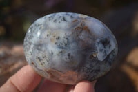 Polished Dendritic Opal Galet / Palm Stone x 12 from Madagascar - Toprock Gemstones and Minerals 