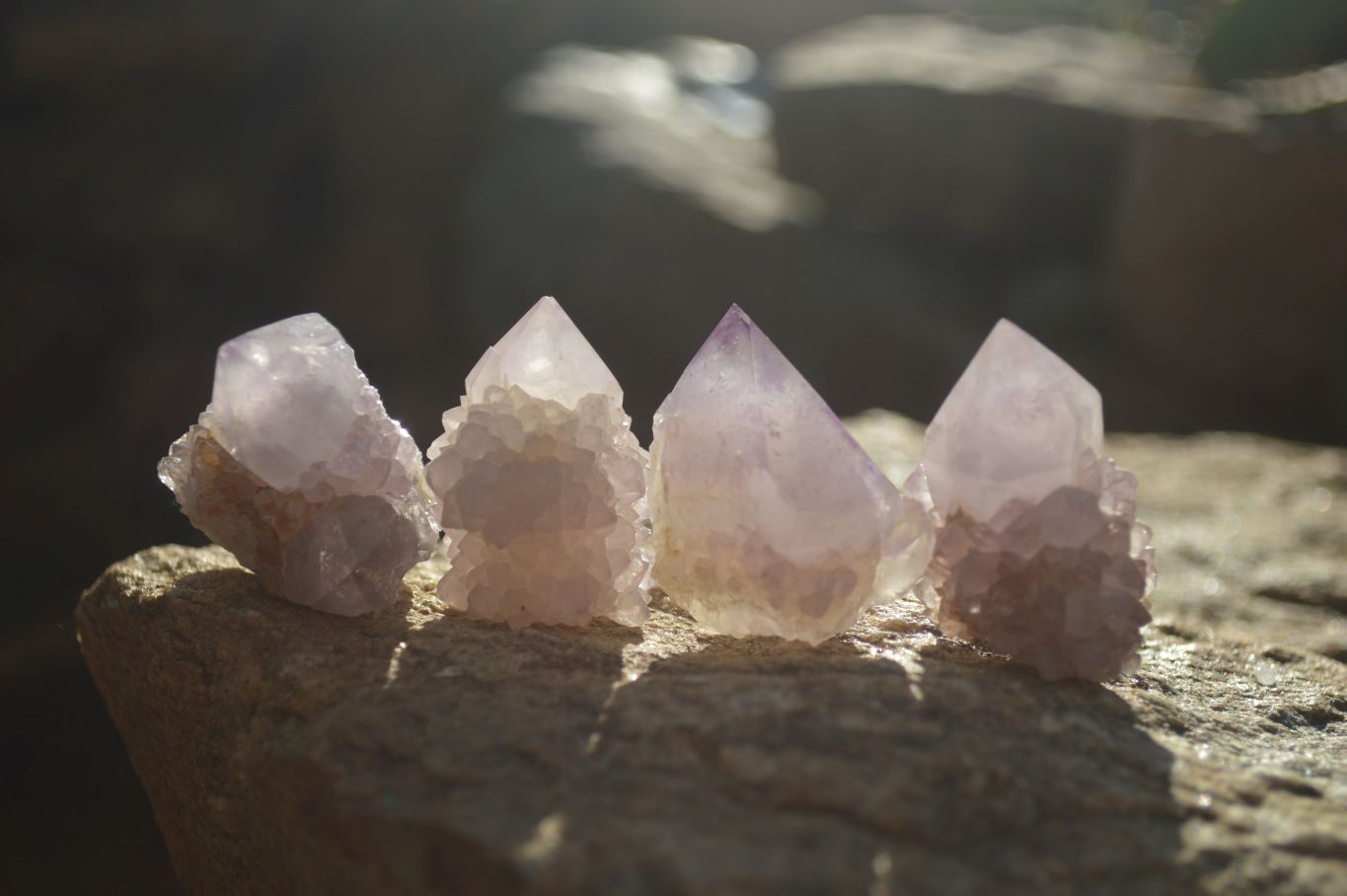 Natural Mixed Spirit Amethyst Quartz Crystals x 35 From Boekenhouthoek, South Africa - Toprock Gemstones and Minerals 