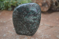 Polished Rare Emerald In Matrix Standing Free Forms  x 2 From Zimbabwe - Toprock Gemstones and Minerals 