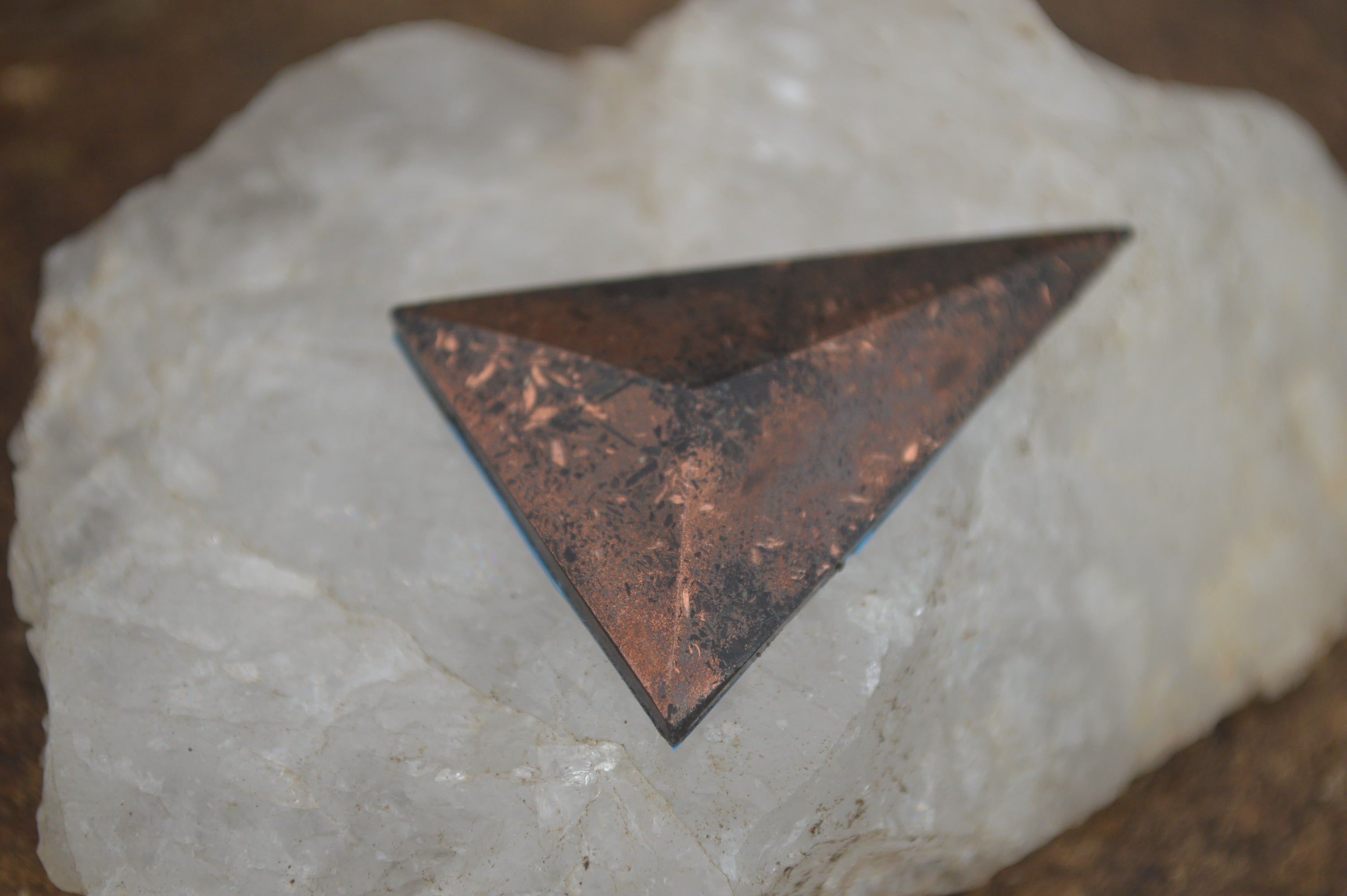 Polished Packaged Hand Crafted Triangle Organite Protective EMP Shields - sold per piece - From Bulwer, South Africa - TopRock