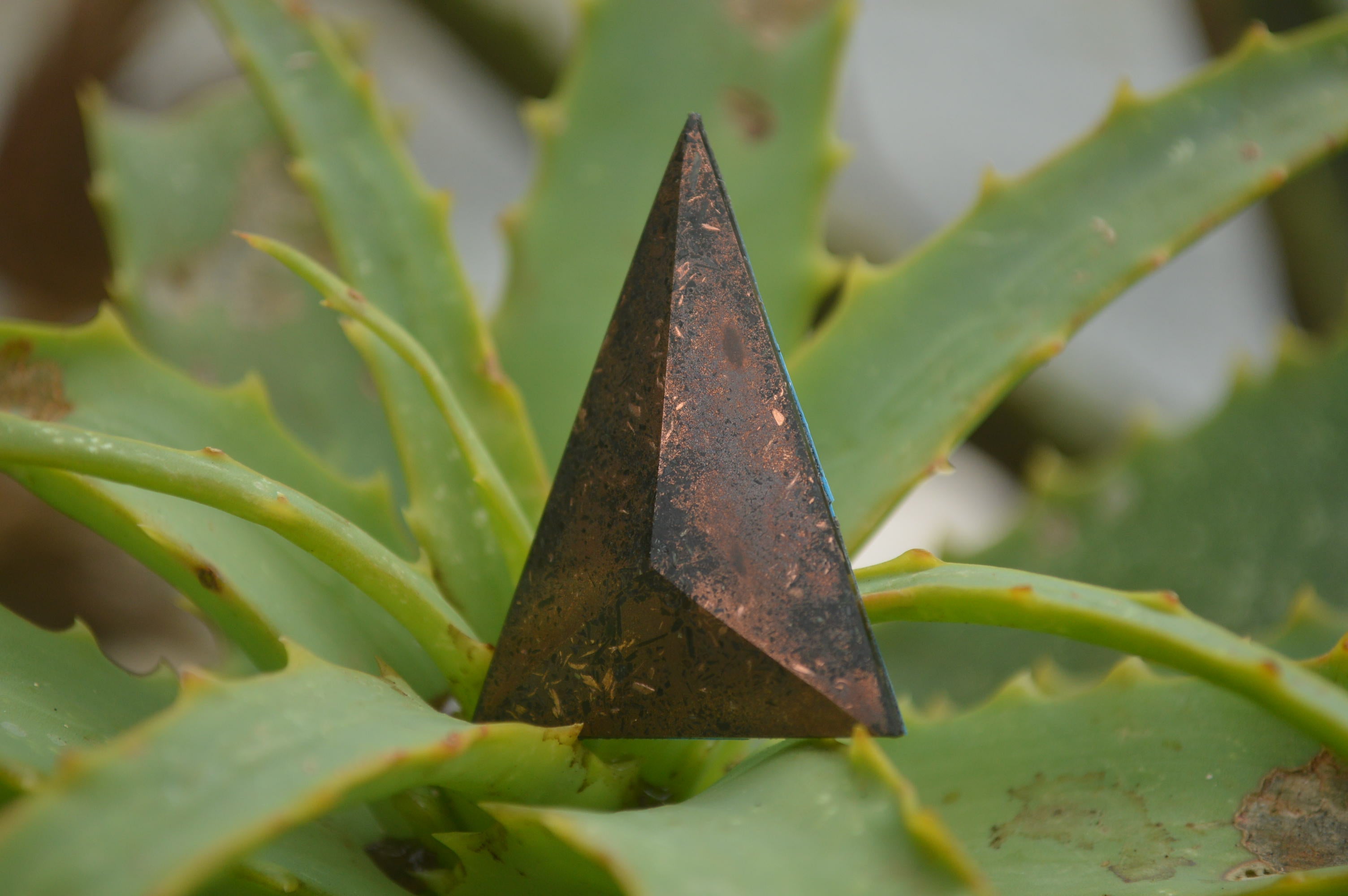 Polished Packaged Hand Crafted Triangle Organite Protective EMP Shields - sold per piece - From Bulwer, South Africa - TopRock