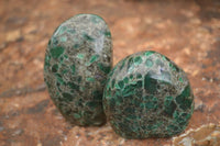Polished Emerald In Matrix Standing Free Forms x 4 From Sandawana, Zimbabwe - TopRock