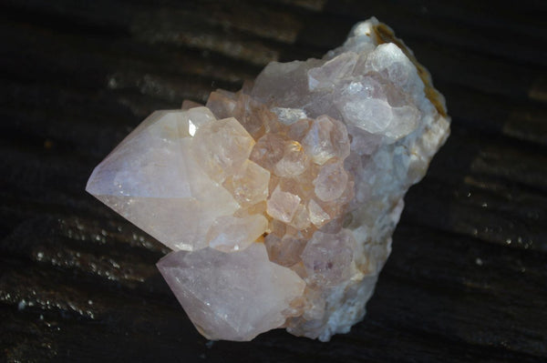 Natural Spirit Amethyst Quartz Clusters  x 12 From Boekenhouthoek, South Africa