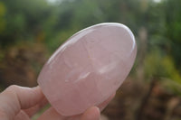 Polished Pink Rose Quartz Standing Free Forms x 2 From Ambatondrazaka, Madagascar - TopRock