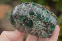 Polished Emerald In Matrix Standing Free Forms x 4 From Sandawana, Zimbabwe - TopRock