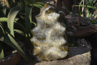 Polished Giant Orbicular Ocean Jasper Flame Sculpture  x 1 From Madagascar - Toprock Gemstones and Minerals 