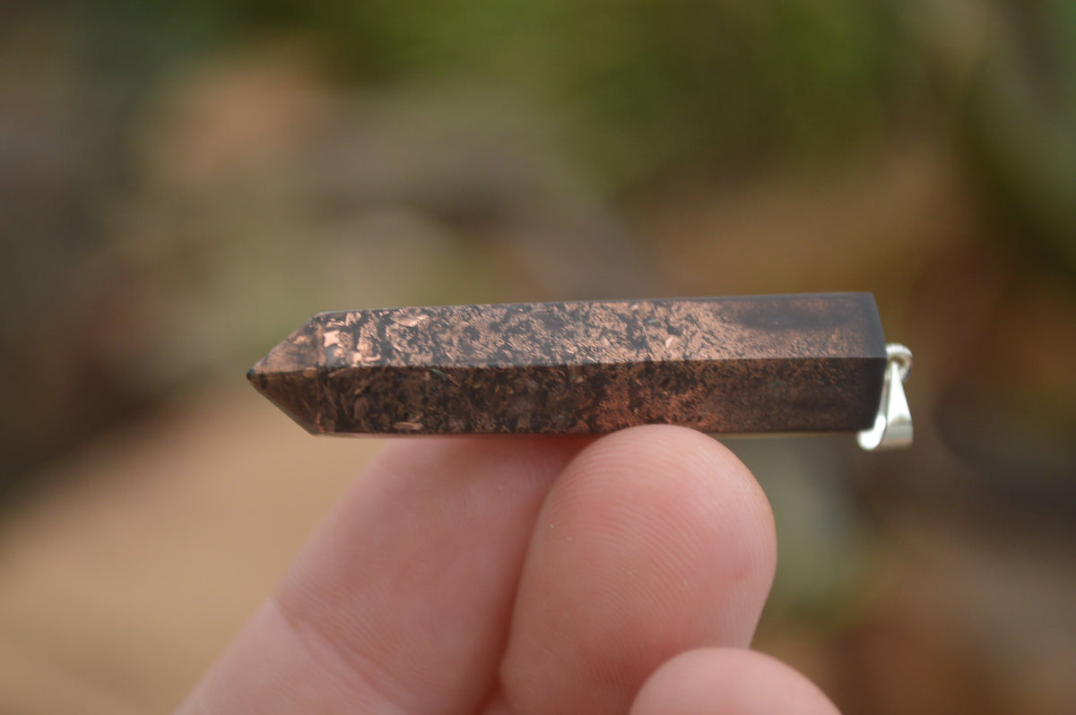 Polished Hand Crafted Organite Prism Pendant  - sold per piece - From Bulwer, South Africa - TopRock