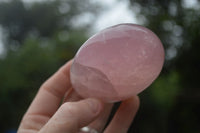 Polished Gemmy Pink Rose Quartz Standing Free Forms  x 3 From Ambatondrazaka, Madagascar - TopRock