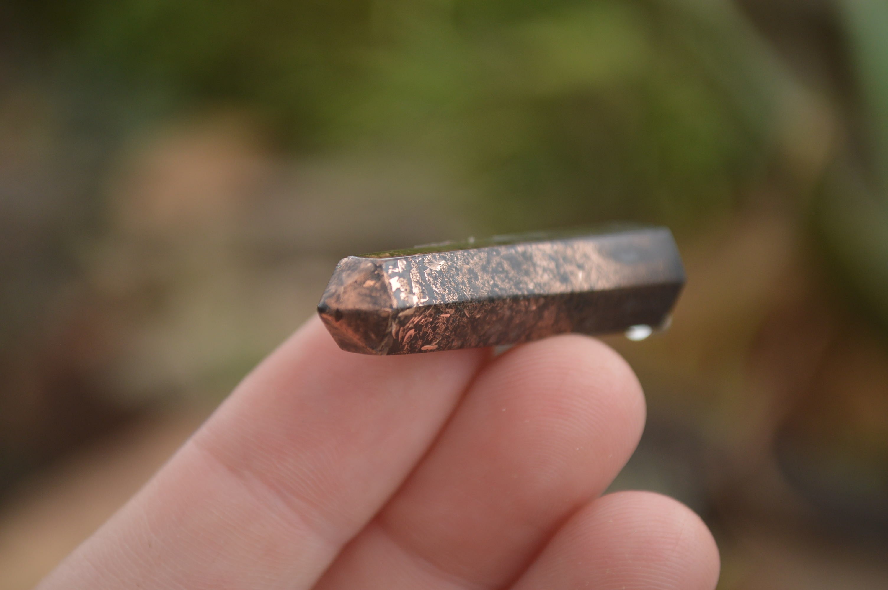 Polished Hand Crafted Organite Prism Pendant  - sold per piece - From Bulwer, South Africa - TopRock