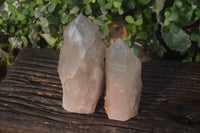 Natural Arcadian Quartz Crystals x 2 From Angola - Toprock Gemstones and Minerals 